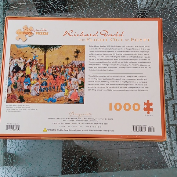 The Flight Out of Egypt, 1,000 piece puzzle by Pomegranate - Picture 4 of 5